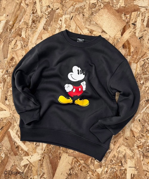 Disney/ディズニー】MICKEY ミッキーマウス 裏起毛 オーバーサイズ