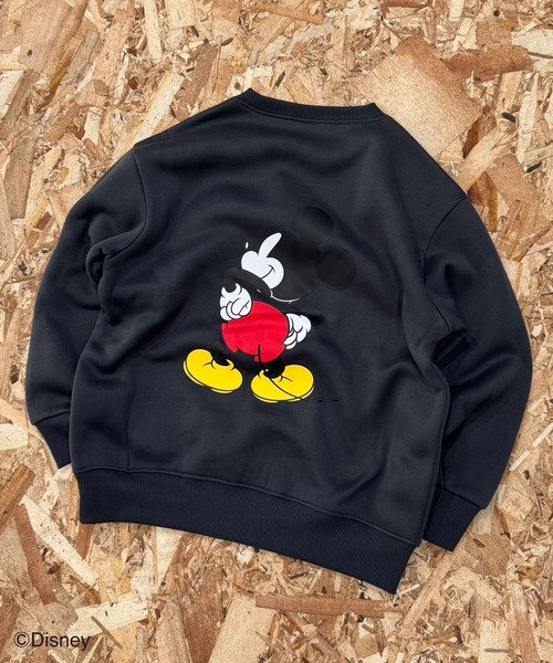 Disney/ディズニー】MICKEY ミッキーマウス 裏起毛 オーバーサイズ
