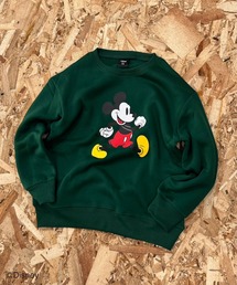Disney（ディズニー）の「【Disney/ディズニー】MICKEY ミッキーマウス 裏起毛 オーバーサイズ トレーナー（スウェット）」