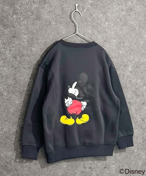 Disney/ディズニー】MICKEY ミッキーマウス 裏起毛 オーバーサイズ