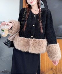 ノーカラー バイカラー」に該当するジャケット/アウターファッション