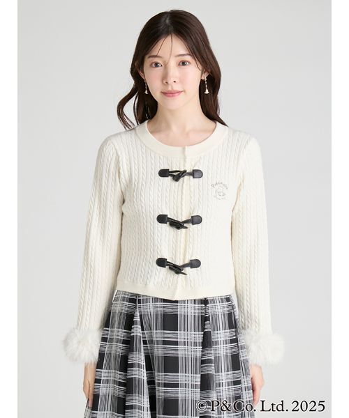 CELFORD(セルフォード)の「【パディントン(TM)×CELFORD】ケーブルカーディガン(カーディガン/ボレロ・レディース・アイボリー/レッド/グレー・F)」の7枚目の写真