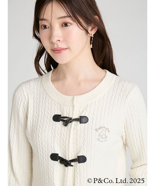 CELFORD(セルフォード)の「【パディントン(TM)×CELFORD】ケーブルカーディガン(カーディガン/ボレロ・レディース・アイボリー/レッド/グレー・F)」の10枚目の写真