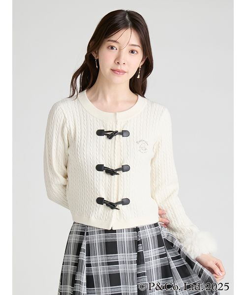 CELFORD(セルフォード)の「【パディントン(TM)×CELFORD】ケーブルカーディガン(カーディガン/ボレロ・レディース・アイボリー/レッド/グレー・F)」の14枚目の写真