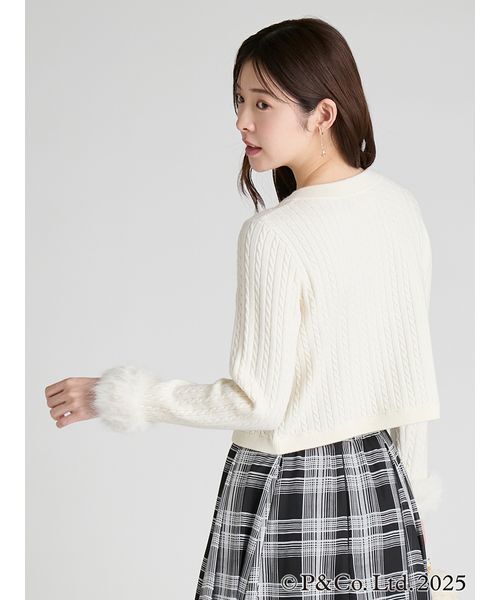 CELFORD(セルフォード)の「【パディントン(TM)×CELFORD】ケーブルカーディガン(カーディガン/ボレロ・レディース・アイボリー/レッド/グレー・F)」の15枚目の写真
