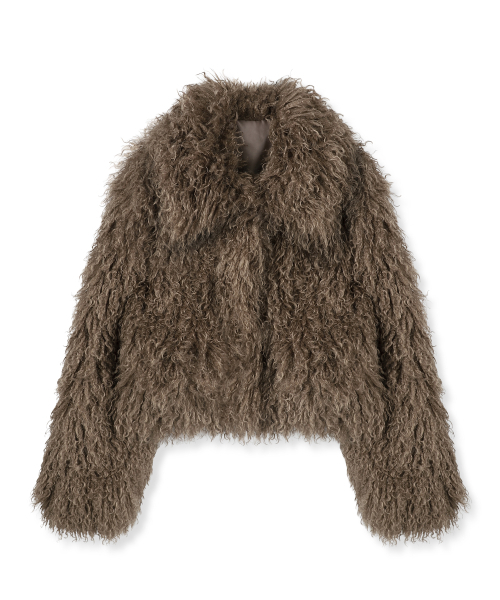 AVANDRESS(アバンドレス )の「Wild Fluff Jacket BROWN(ムートンコート・レディース・ブラウン・MEDIUM/SMALL)」の3枚目の写真