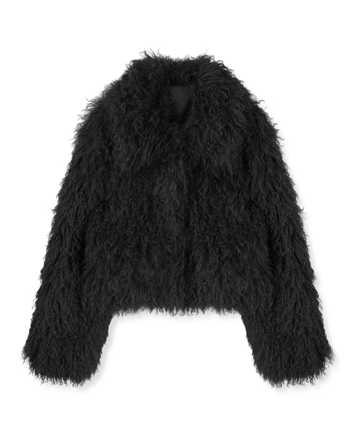 AVANDRESS(アバンドレス )の「Wild Fluff Jacket BROWN(ムートンコート・レディース・ブラウン・MEDIUM/SMALL)」の4枚目の写真