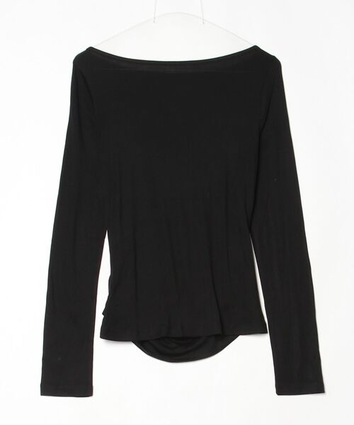 Dream garden（ドリームガーデン）の「プルーオーバー　トップス（Tシャツ/カットソー・レディース・ブラック/グレー/オートミール/ホワイト・FREE）」の5枚目の写真