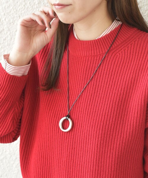 SHIPS Colors(シップス カラーズ)の「SHIPS Colors:サージカルステンレス モチーフ コード ネックレス(ネックレス・レディース・シルバー/ゴールド・ONE SIZE)」の1枚目の写真