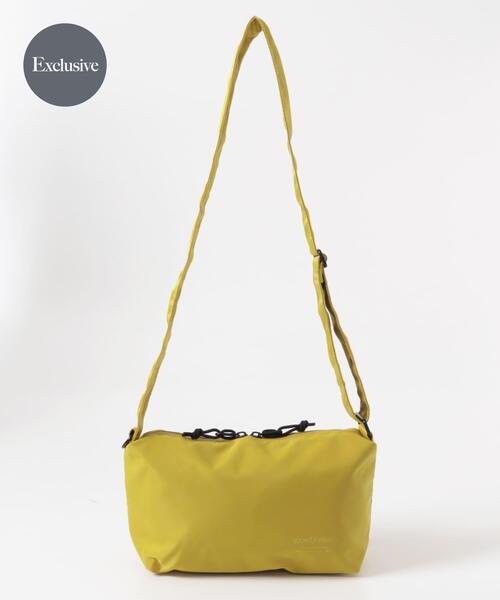 YAKPAK(ヤックパック)の「『別注』YAKPAK×DOORS SHOULDER BAG S(ショルダーバッグ・メンズ・ブラック/チャコールグレー/グレー/イエロー・-)」の4枚目の写真