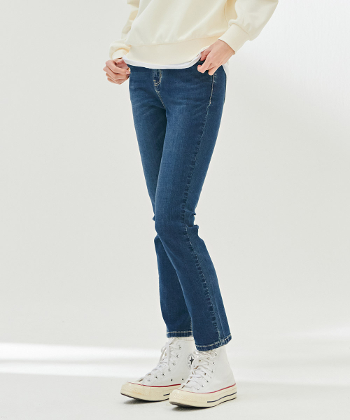 CHASECULT（チェイスカルト）の「女性ヒドゥンバンディングスリムストレートデニムパンツ-DBRG2371C0N（デニムパンツ・レディース・インディゴブルー・67/70/76/74）」の4枚目の写真
