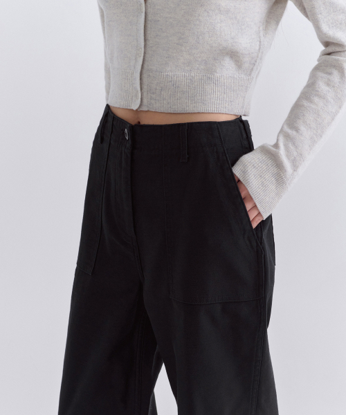 MUSINSA STANDARD WOMAN（ムシンサスタンダードウーマン）の「ウィメンズレプリカファティーグパンツ[ブラック]（その他パンツ・レディース・その他・30/24/25/26/27/28/29）」の4枚目の写真