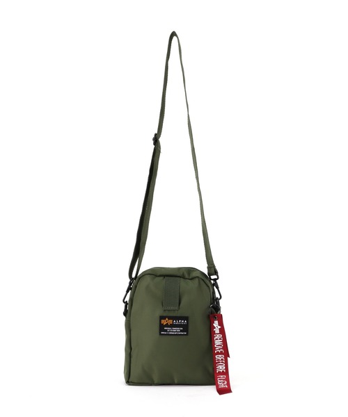 Alpha Industries（アルファインダストリーズ）の「Alpha Industries/アルファインダストリーズ/Crew Carry Bag/クルー キャリー バッグ（ショルダーバッグ・メンズ・ブラック/その他10・F）」の2枚目の写真