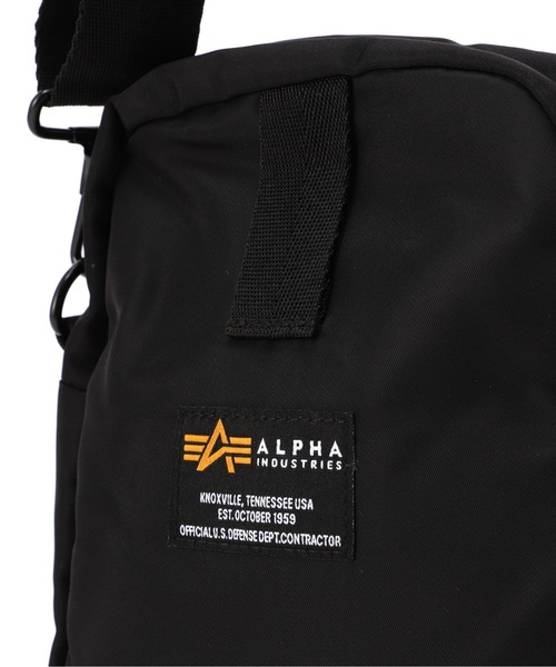 Alpha Industries（アルファインダストリーズ）の「Alpha Industries/アルファインダストリーズ/Crew Carry Bag/クルー キャリー バッグ（ショルダーバッグ・メンズ・ブラック/その他10・F）」の6枚目の写真