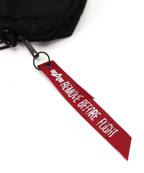 Alpha Industries（アルファインダストリーズ）の「Alpha Industries/アルファインダストリーズ/Crew Carry Bag/クルー キャリー バッグ（ショルダーバッグ・メンズ・ブラック/その他10・F）」の10枚目の写真