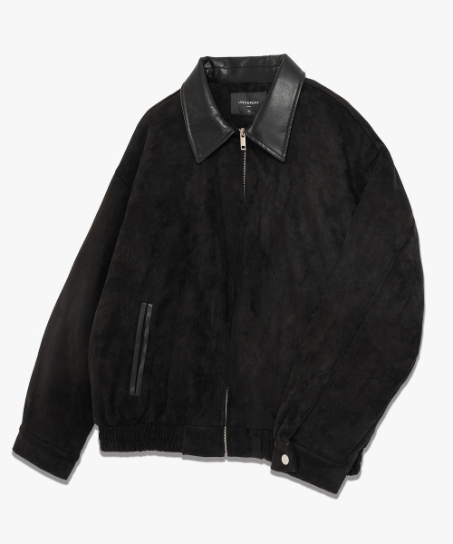 UNDEROFF(アンダーオフ)の「レザーコラースエードクロップジャケット(その他アウター・メンズ・ブラック・MEDIUM/LARGE/X-LARGE)」の8枚目の写真