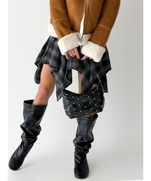 THE GREEN LAB（ザグリーンラボ）の「スタッズミニトートバッグ[ブラック]（トートバッグ）」