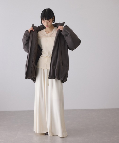 ADAM ET ROPE'（アダムエロペ）の「シアーフライスロンT（Tシャツ/カットソー・レディース・ブラック/キナリ/イエロー・FREE）」の7枚目の写真