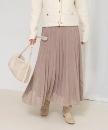 NOLLEY’S | ウォッシャブルラメカットドビープリーツスカート(スカート)
