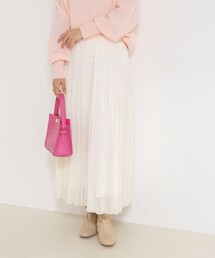 NOLLEY’S | ウォッシャブルラメカットドビープリーツスカート(スカート)