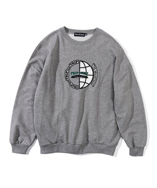 TRIP LE SENS(トリップ ル センス)の「ユニセックス TRIP ON ME スウェットシャツ_GREY(スウェット・レディース・その他・LARGE/MEDIUM)」の3枚目の写真