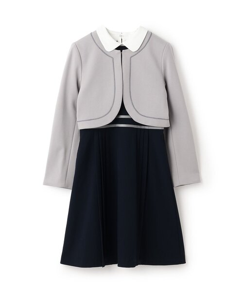 卒服】【セットアイテム】ボレロ＋白衿ワンピース（スーツセット