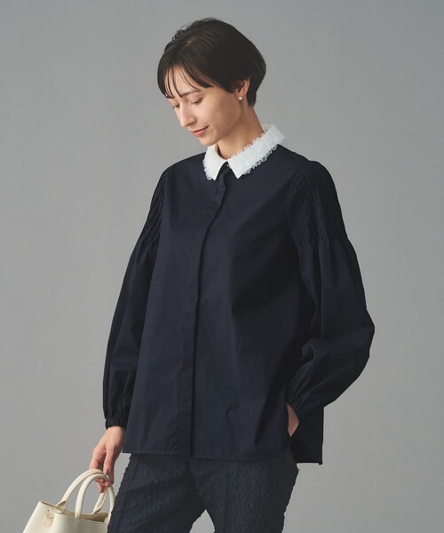 【最終値下げ】UNITED ARROWS チュールカラー 2WAY ブラウス チュールカラー 2WAY ブラウス