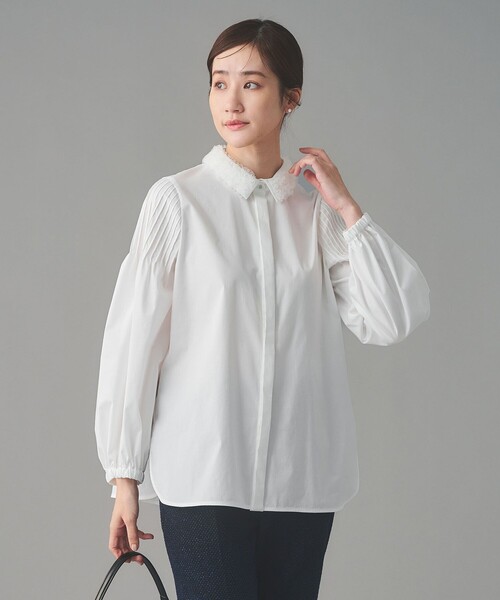 チュールカラー 2WAY ブラウス（シャツ/ブラウス）｜UNITED ARROWS