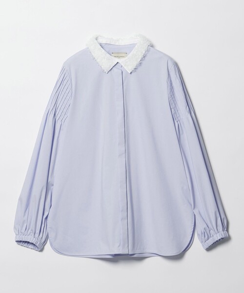 UNITED ARROWS(ユナイテッドアローズ)の「チュールカラー 2WAY ブラウス(シャツ/ブラウス・レディース・ホワイト/ライトブルー/ネイビー・FREE)」の18枚目の写真