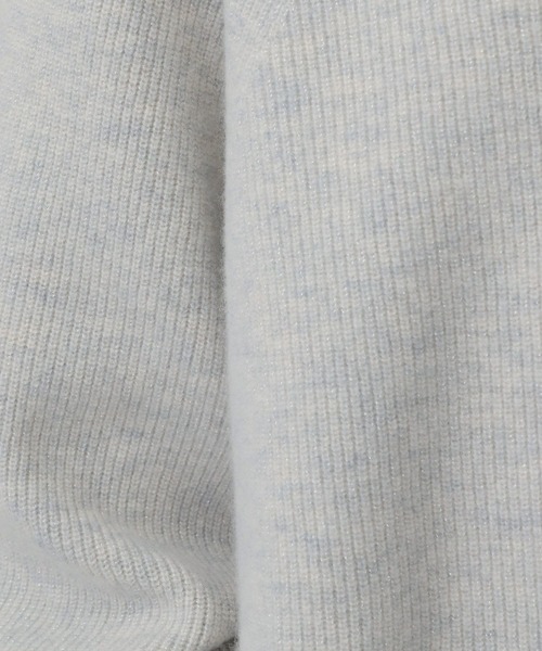 A part by（アパートバイ）の「スポンディッシュＷアゼプルオーバー（ニット/セーター・レディース・ライトグレー/アイボリー/ライトブラウン・FREE）」の18枚目の写真