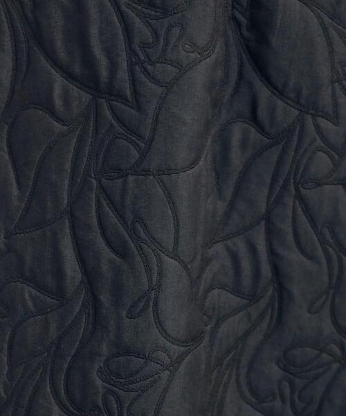 couture brooch（クチュールブローチ）の「【洗える】リーフジャカード フレアスカート（スカート・レディース・ブラック/オフホワイト・38/40/36/42）」の20枚目の写真