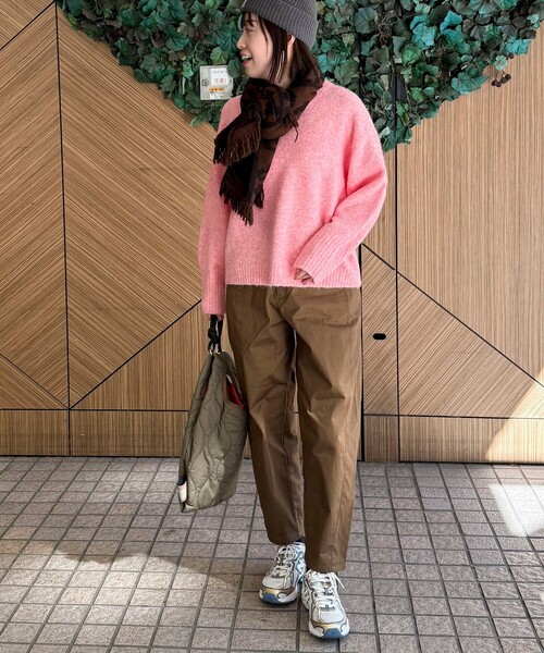 fredy couleur（フレディクルール）の「ピーチストレッチカーブパンツ（その他パンツ・レディース・ブラウン/ブラック・36/38）」の13枚目の写真