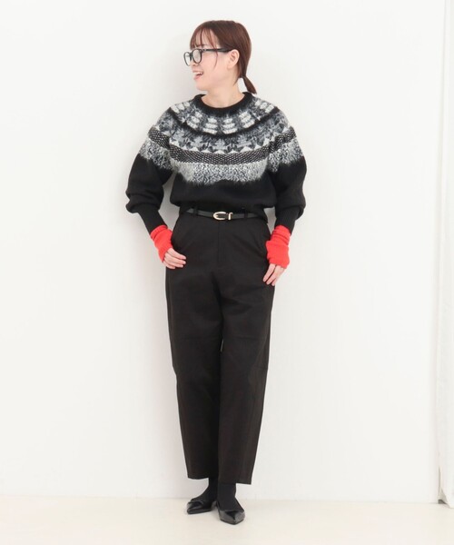 fredy couleur（フレディクルール）の「ピーチストレッチカーブパンツ（その他パンツ・レディース・ブラウン/ブラック・36/38）」の15枚目の写真