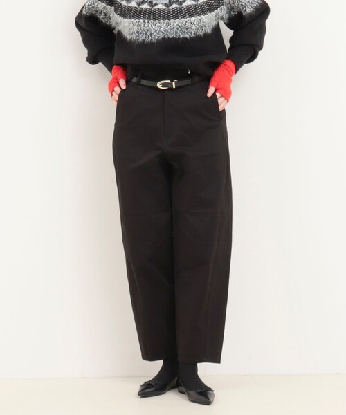 fredy couleur（フレディクルール）の「ピーチストレッチカーブパンツ（その他パンツ・レディース・ブラウン/ブラック・36/38）」の9枚目の写真