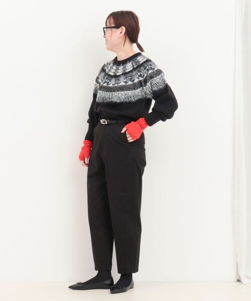 fredy couleur（フレディクルール）の「ピーチストレッチカーブパンツ（その他パンツ・レディース・ブラウン/ブラック・36/38）」の10枚目の写真