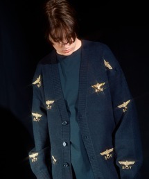 BOY LONDON（ボーイロンドン）の「【BOY LONDON】Gold LOGO Embroidery Knit Cardigan（ニット/セーター）」