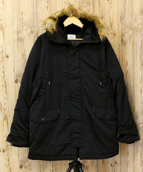 TopIsm(トップイズム)の「撥水加工 N3Bタイプ 中綿ジャケット(ミリタリージャケット・メンズ・ブラック/カーキ・M/XL/L)」の1枚目の写真