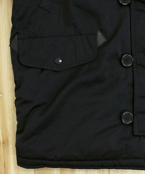 TopIsm(トップイズム)の「撥水加工 N3Bタイプ 中綿ジャケット(ミリタリージャケット・メンズ・ブラック/カーキ・M/XL/L)」の16枚目の写真