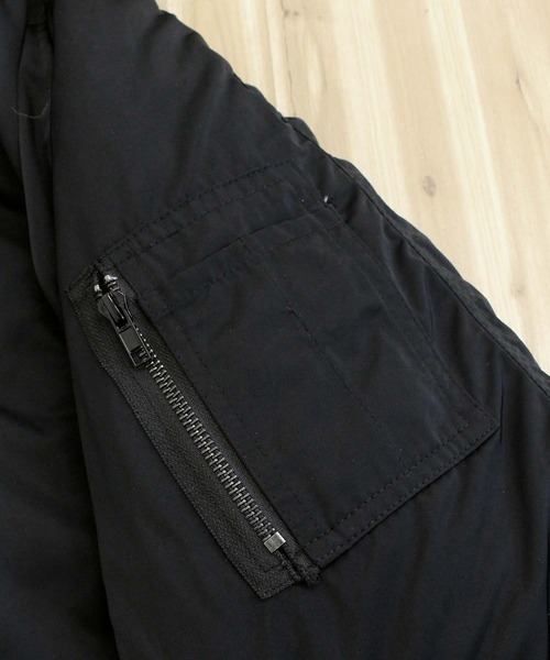 TopIsm(トップイズム)の「撥水加工 N3Bタイプ 中綿ジャケット(ミリタリージャケット・メンズ・ブラック/カーキ・M/XL/L)」の18枚目の写真