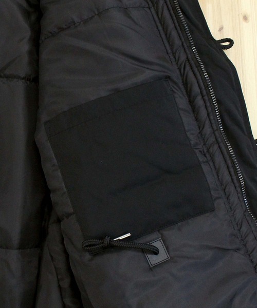 TopIsm(トップイズム)の「撥水加工 N3Bタイプ 中綿ジャケット(ミリタリージャケット・メンズ・ブラック/カーキ・M/XL/L)」の3枚目の写真