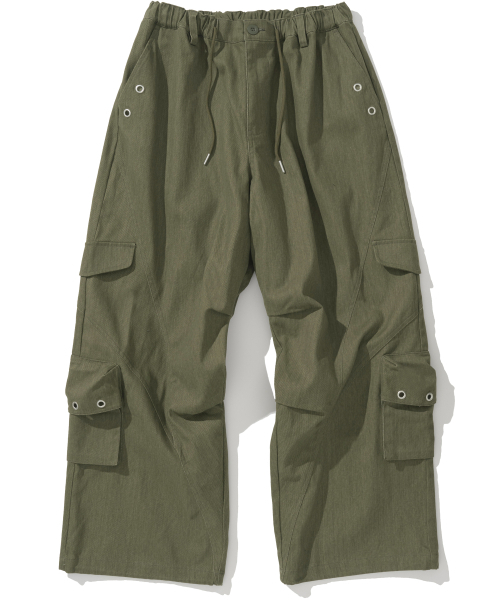 NOT4NERD(ノットフォーナード)の「Twill Cotton Incision Cargo Pants - Khaki(その他パンツ・レディース・その他・MEDIUM/LARGE/X-LARGE)」の2枚目の写真