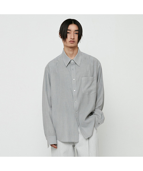 LMOOD(エルムード)の「ハウルシャツマイクロストライプ(シャツ/ブラウス・レディース・その他・48/44/46)」の1枚目の写真