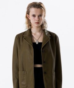 セール】Heather Short Jacket（テーラードジャケット）｜anuke