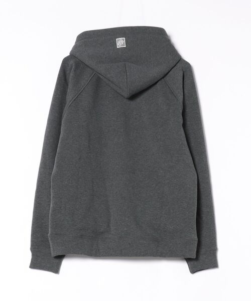 ZOY（ゾーイ）の「MEN'S LONG-STAPLE COTTONBOMBER フーディ（スウェット・メンズ・チャコールグレー/アイボリー・SMALL/MEDIUM/LARGE）」の11枚目の写真