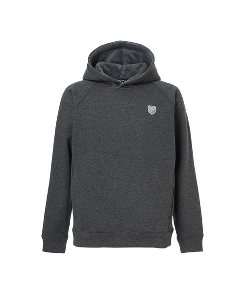 ZOY（ゾーイ）の「MEN'S LONG-STAPLE COTTONBOMBER フーディ（スウェット・メンズ・チャコールグレー/アイボリー・SMALL/MEDIUM/LARGE）」の2枚目の写真