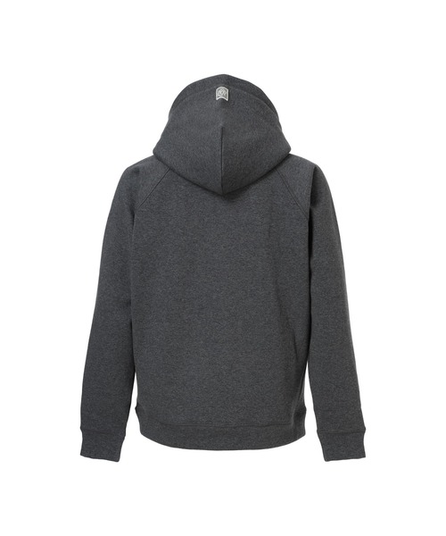 ZOY（ゾーイ）の「MEN'S LONG-STAPLE COTTONBOMBER フーディ（スウェット・メンズ・チャコールグレー/アイボリー・SMALL/MEDIUM/LARGE）」の10枚目の写真