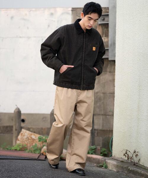 RED KAP(レッドキャップ)の「∴WEGO/別注RED KAPタックワイドチノパンツ(チノパンツ・メンズ・ベージュ/ブラック・MEDIUM/LARGE)」の17枚目の写真