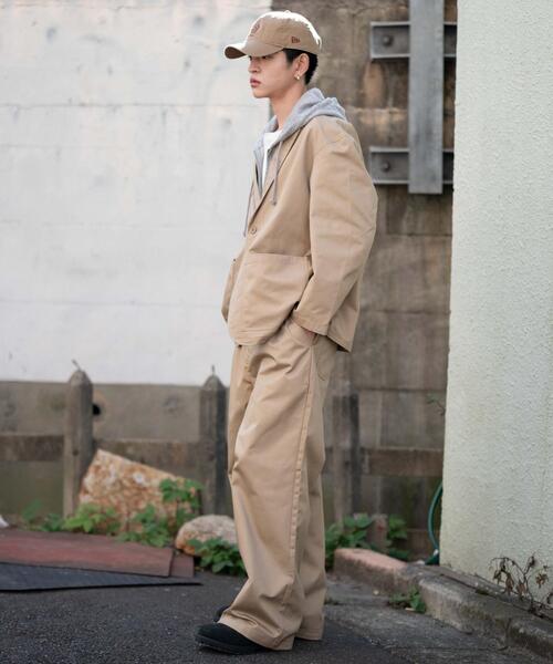 RED KAP(レッドキャップ)の「∴WEGO/別注RED KAPタックワイドチノパンツ(チノパンツ・メンズ・ベージュ/ブラック・MEDIUM/LARGE)」の18枚目の写真