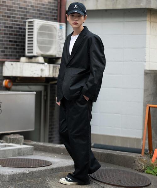 RED KAP(レッドキャップ)の「∴WEGO/別注RED KAPタックワイドチノパンツ(チノパンツ・メンズ・ベージュ/ブラック・MEDIUM/LARGE)」の12枚目の写真