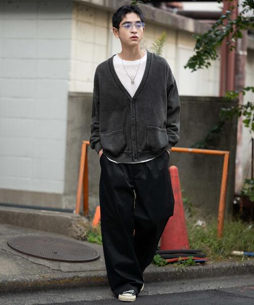 RED KAP(レッドキャップ)の「∴WEGO/別注RED KAPタックワイドチノパンツ(チノパンツ・メンズ・ベージュ/ブラック・MEDIUM/LARGE)」の14枚目の写真